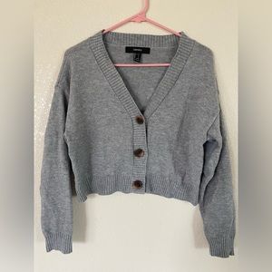 Forever 21 Cropped Cardigan Sweater